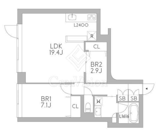 グランデュオ中野7 (GranDuo Nakano7)　101号室　間取り