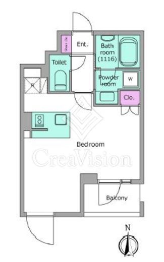 リヴ アン フルール　302号室　間取り