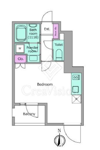 リヴ アン フルール　303号室　間取り