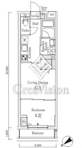S.E.S　104号室　間取り
