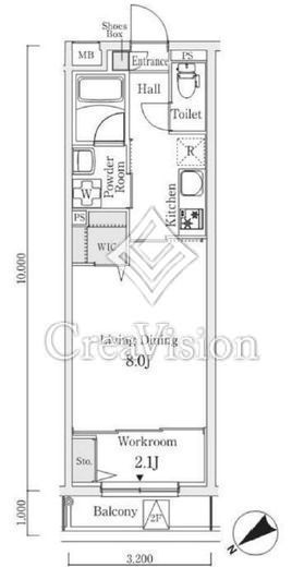 S.E.S　107号室　間取り