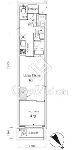 S.E.S　201号室　間取り