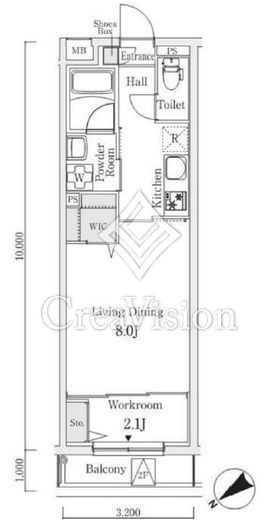 S.E.S　207号室　間取り