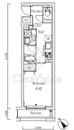 S.E.S　213号室　間取り