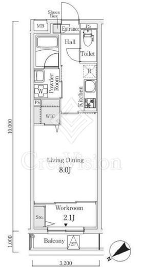 S.E.S　307号室　間取り