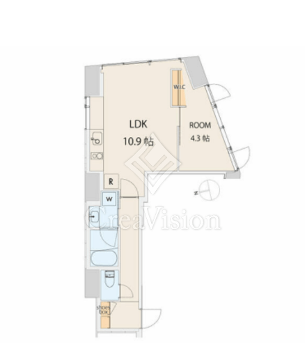 エスセナーリオ本郷三丁目　301号室　間取り