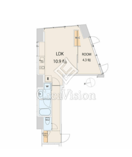 エスセナーリオ本郷三丁目　401号室　間取り