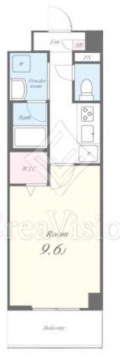 テアトル祖師谷　205号室　間取り