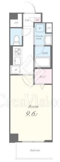 テアトル祖師谷　306号室　間取り