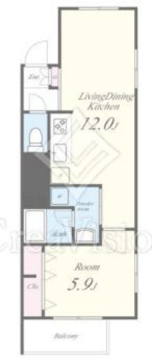 (仮称)Joyeux (ジョワイユ)　310号室　間取り