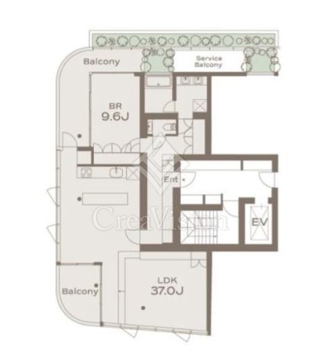THE GRANDUO GAKUGEIDAIGAKU (グランデュオ学芸大学)　301号室　間取り