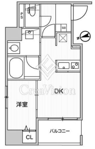 Weave Base OMORI　404号室　間取り