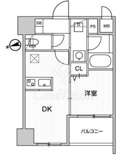 Weave Base OMORI　602号室　間取り