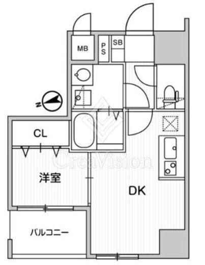 Weave Base OMORI　701号室　間取り