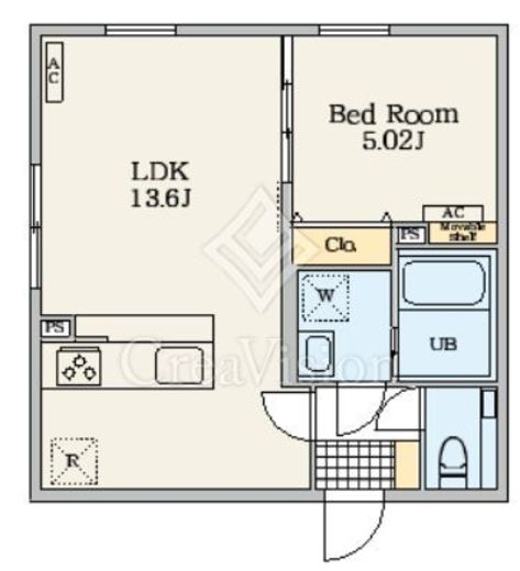 Alivis東日暮里　201号室　間取り