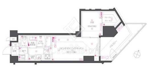 ZOOM練馬高野台　102号室　間取り