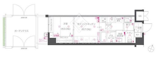 ZOOM練馬高野台　105号室　間取り
