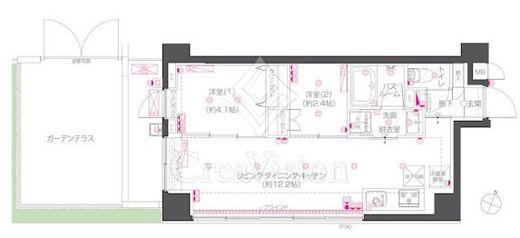 ZOOM練馬高野台　107号室　間取り
