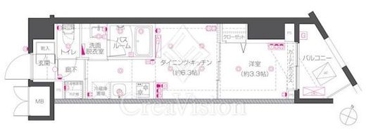 ZOOM練馬高野台　304号室　間取り