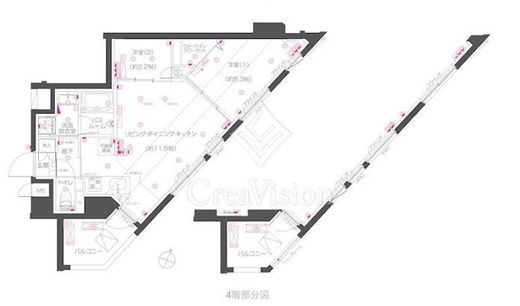 ZOOM練馬高野台　401号室　間取り