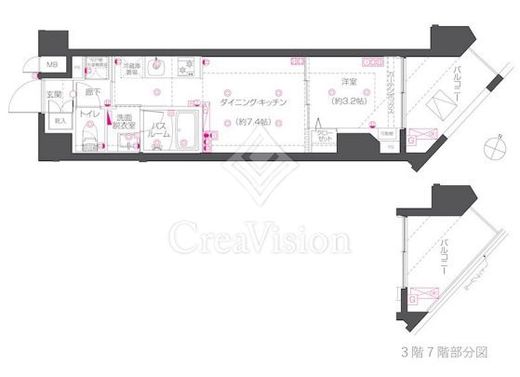 ZOOM練馬高野台　502号室　間取り