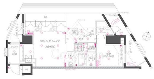 ZOOM練馬高野台　604号室　間取り