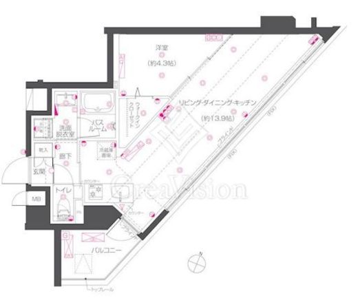 ZOOM練馬高野台　701号室　間取り