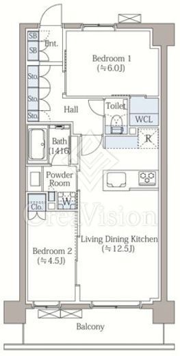イノバスすみだ八広　309号室　間取り
