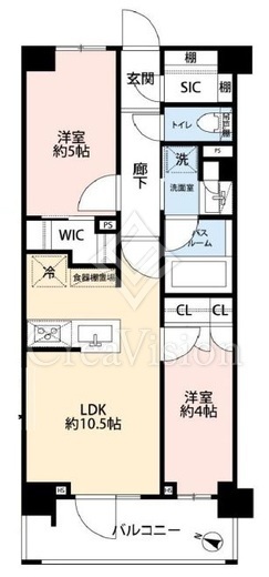 イノバスすみだ八広　202号室　間取り