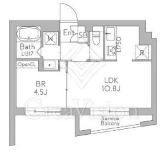 グランデュオ代沢5 (Gran Duo Daizawa5)　202号室　間取り
