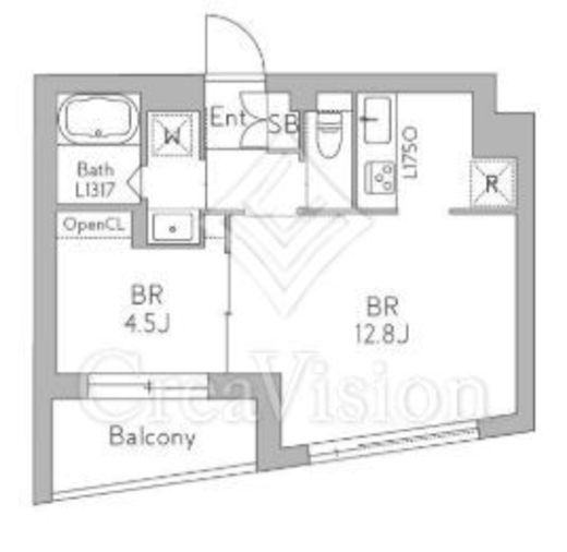 グランデュオ代沢5 (Gran Duo Daizawa5)　402号室　間取り