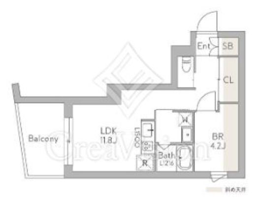 グランデュオ代沢5 (Gran Duo Daizawa5)　403号室　間取り