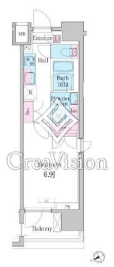 デュオメゾン品川戸越　303号室　間取り