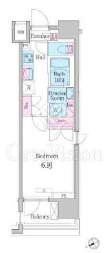 デュオメゾン品川戸越　803号室　間取り