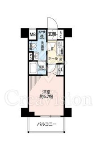 プレール・ドゥーク横濱子安　306号室　間取り