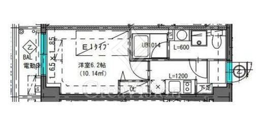 CREATIF武蔵小杉　102号室　間取り