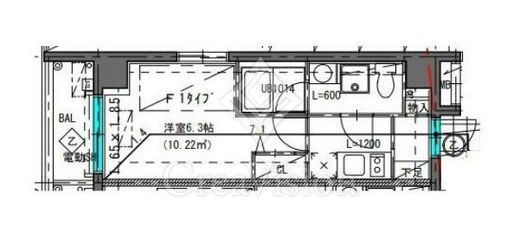 CREATIF武蔵小杉　103号室　間取り