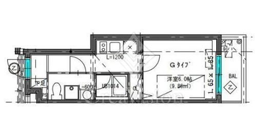 CREATIF武蔵小杉　104号室　間取り