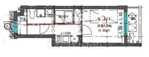 CREATIF武蔵小杉　105号室　間取り