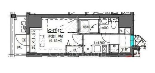 CREATIF武蔵小杉　203号室　間取り