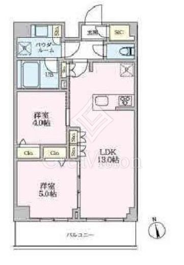 アーバンパーク船堀Ⅱ　402号室　間取り