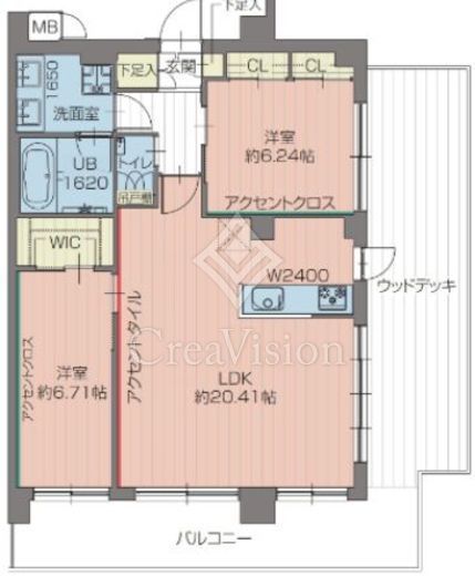 プレジオ北綾瀬ASIAN　506号室　間取り