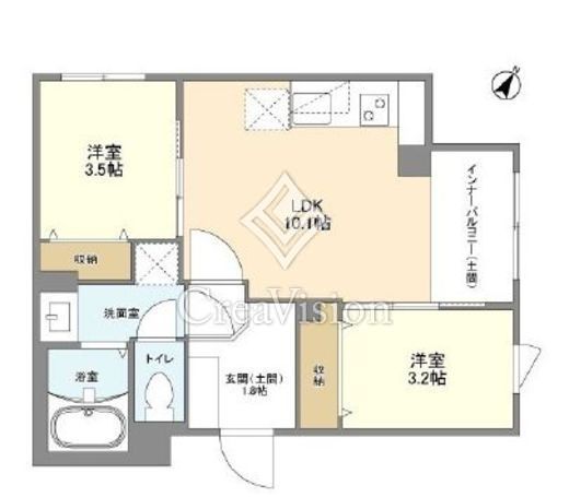ウェルスクエア目黒　301号室　間取り