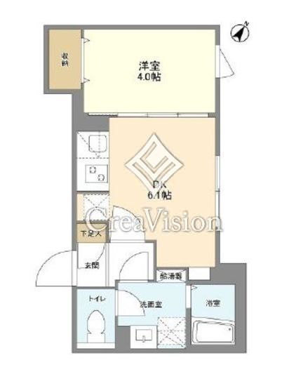 ウェルスクエア目黒　502号室　間取り