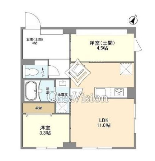 ウェルスクエア目黒　503号室　間取り