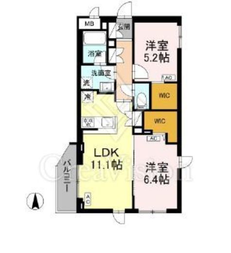 ロイジェント上板橋　306号室　間取り