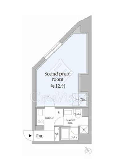 ASTILEstudio代々木　102号室　間取り