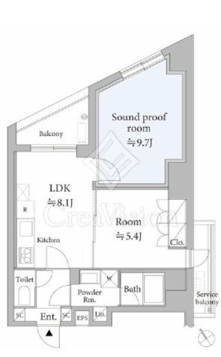 ASTILEstudio代々木　202号室　間取り