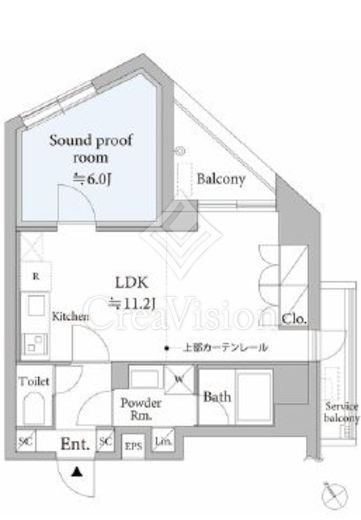 ASTILEstudio代々木　502号室　間取り