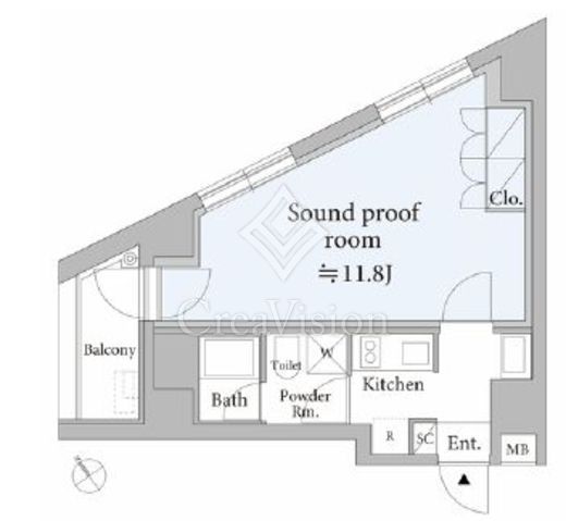 ASTILEstudio代々木　601号室　間取り